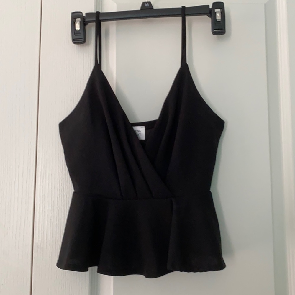 Garage Black crop top, size medium